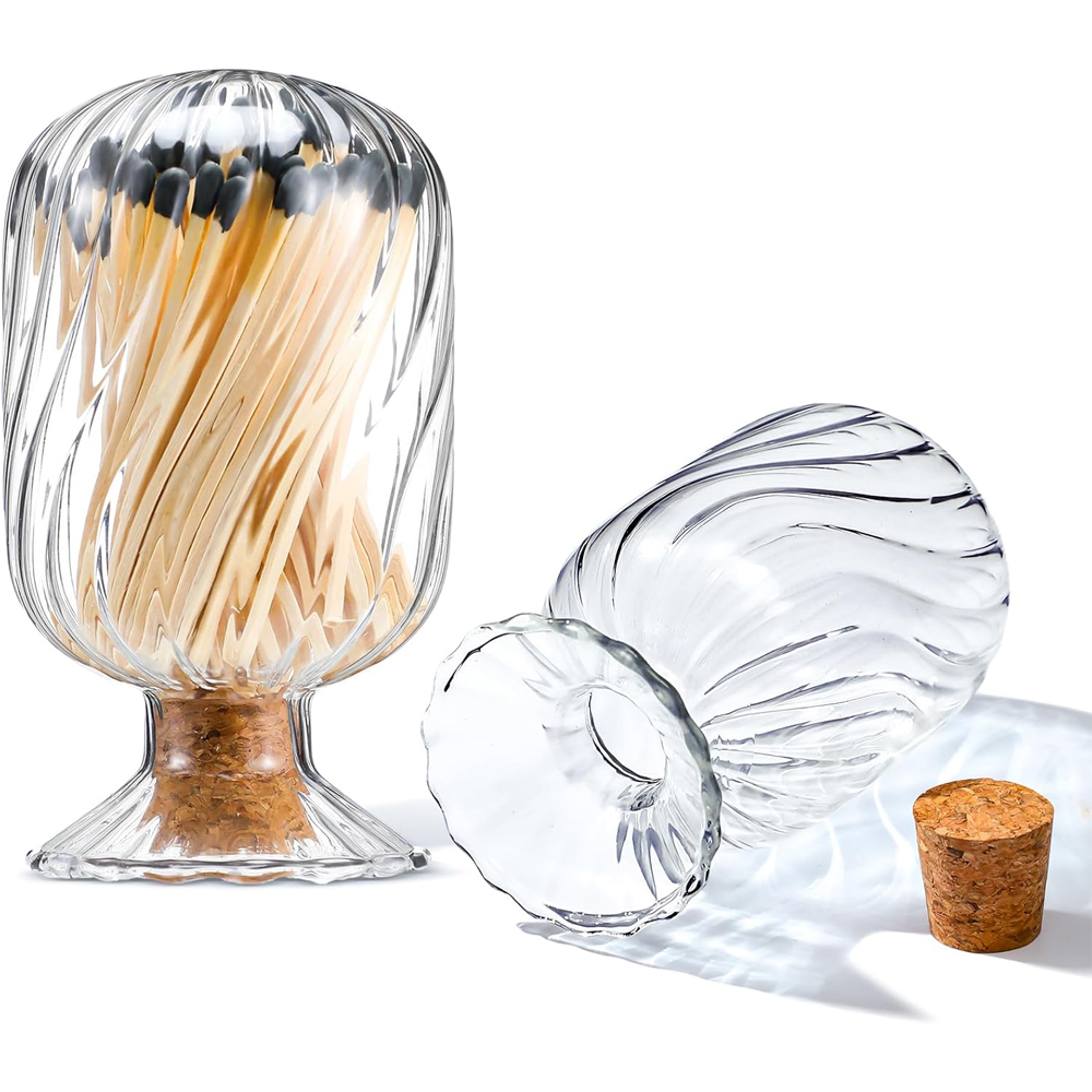 Helix Shaped Glass Matches Clo - Candle Supplies Glass Jars 评论和价格