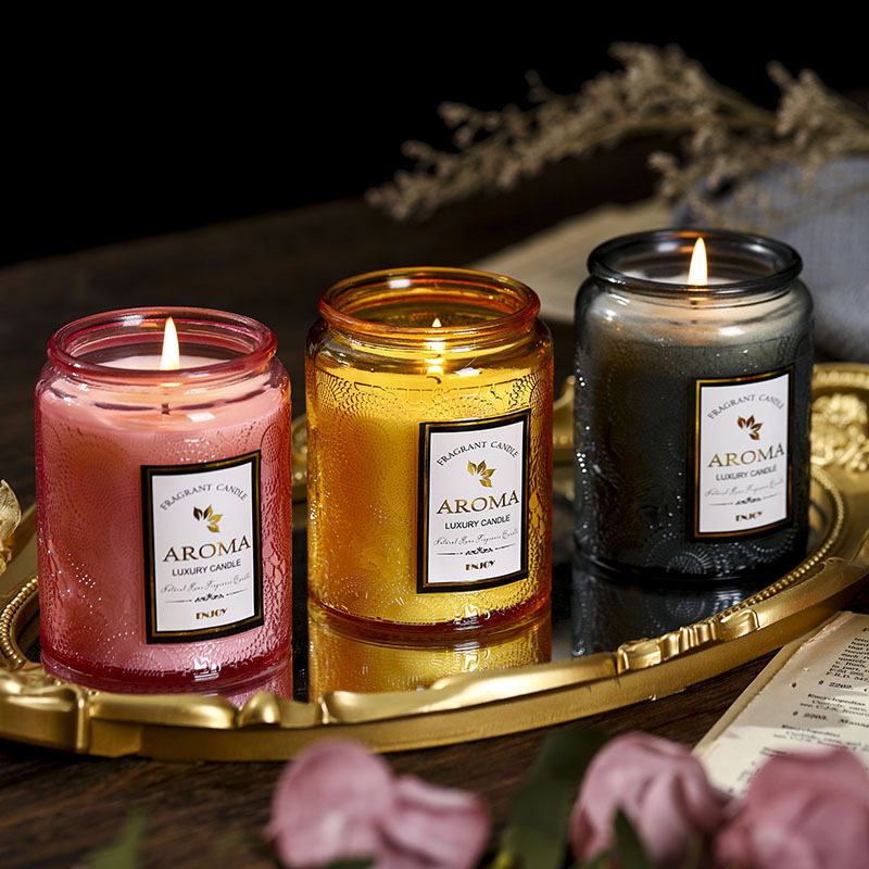 1PC Scented Candle Creative Em - Candle Supplies Glass Jars 评论和价格