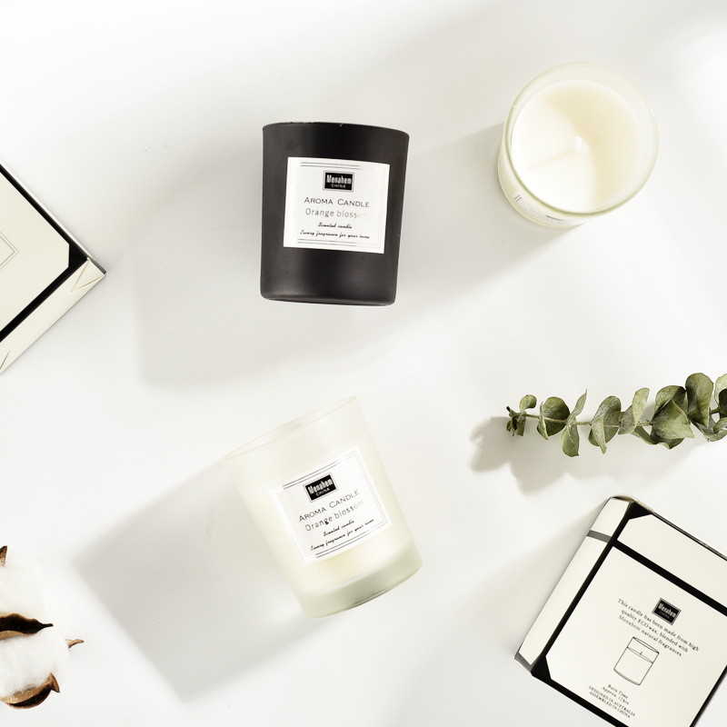 3-Color Glass Jar Scented Cand - Candle Supplies Glass Jars 评论和价格