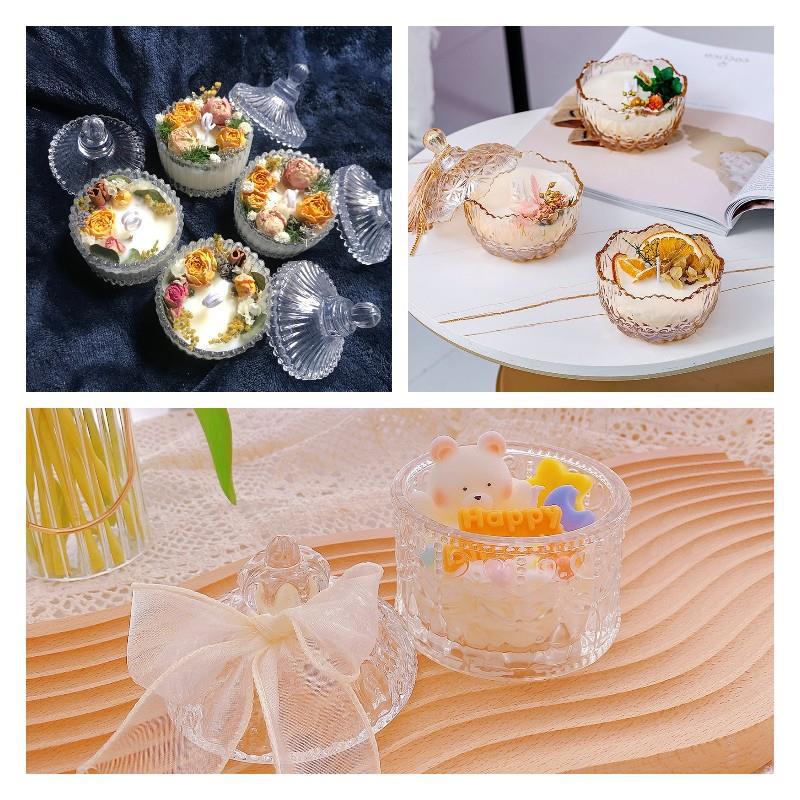 French Glass Aromatic Candle D - Candle Supplies Glass Jars 评论和价格