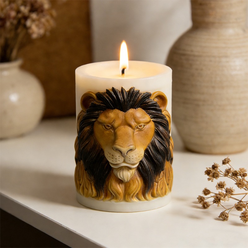 Animals Lion Candle Molds Sili - Luxury Candle Supplies Usa 评论和价格