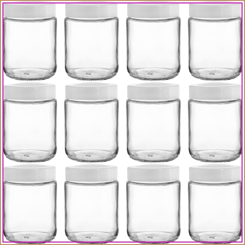 12 Pack 8 oz Glass Mason Jars  - Mason Jar 8Oz 评论和价格