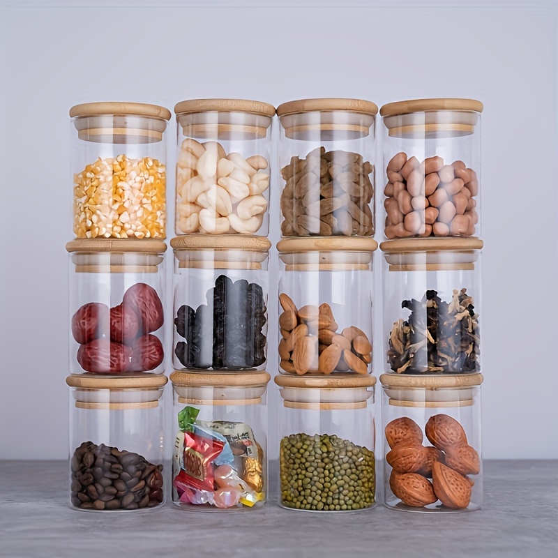 12Pcs Glass Spice Jars with Ba - Mason Jar 8Oz 评论和价格