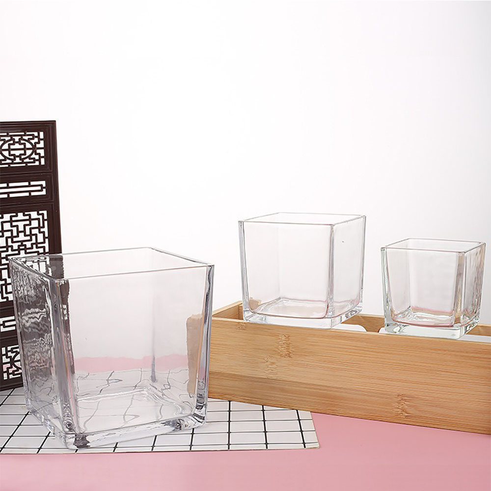 Geometry Square Candlestick In - Candle Supplies Glass Jars 评论和价格