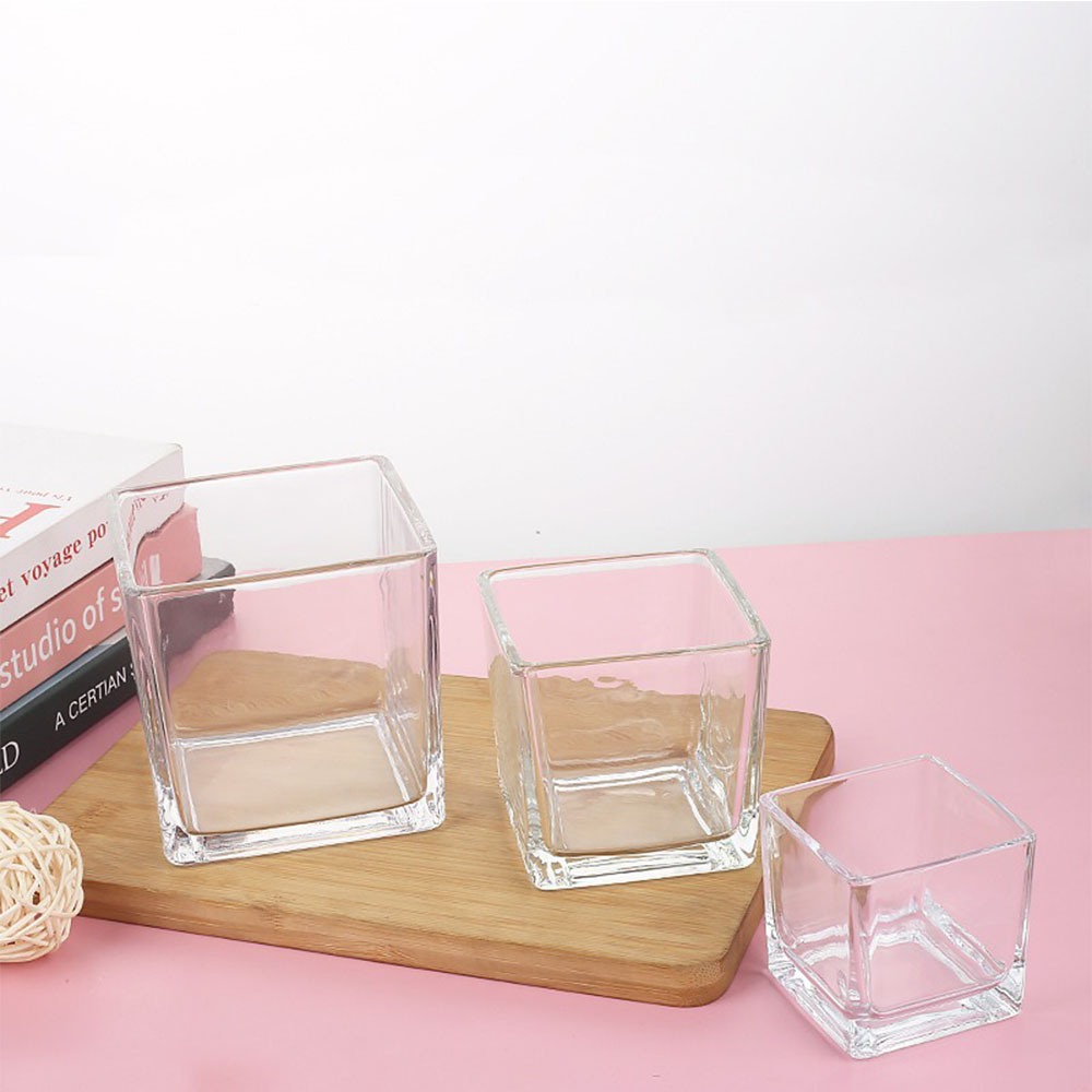 Geometry Square Candlestick In - Candle Supplies Glass Jars 评论和价格