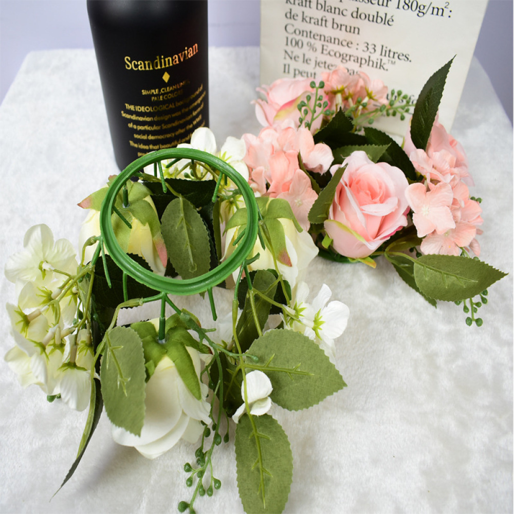 Realistic Rose Garland Floral  - Luxury Candle Supplies Usa 评论和价格